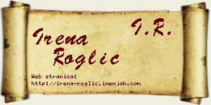 Irena Roglić vizit kartica
